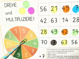 Vorschau - Unterrichtsreihen - Einmaleins von 7 - Dreh und multipliziere! - Seite 1