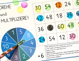Vorschau - Unterrichtsreihen - Einmaleins von 6 - Dreh und multipliziere! - Seite 1