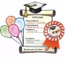 anteprima - Esercizi - ✨ Pergamena di Diploma di Fine Anno per Scuola Primaria ✨ - Pagina di copertina