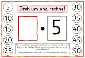 Vorschau - Unterrichtsreihen - Dreh um und rechne! Einmaleins von 5 - Seite 1