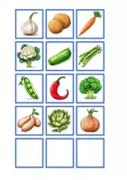 Vorschau - Spiele - Memory® Gemüse Bild-Wort-Zuordenspiel - Seite 1
