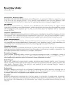 Aperçu - Feuilles d'exercices - Rosemary's Baby (fiches de travail en anglais sur le film) - Page de couverture