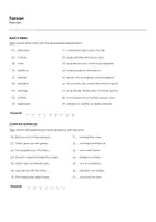 Aperçu - Feuilles d'exercices - Tarzan (fiches de travail en anglais sur le film) - Page 1