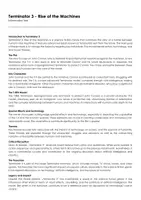 Aperçu - Feuilles d'exercices - Terminator 3 - Rise of the Machines (fiches de travail en anglais sur le film) - Page de couverture