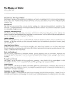 Aperçu - Feuilles d'exercices - The Shape of Water (fiches de travail en anglais sur le film) - Page de couverture