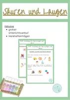 Vorschau - Stundenentwürfe - NuT Säuren und Laugen Einführungsstunde - Deckblatt