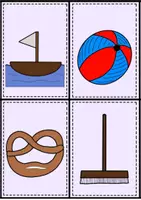 Vorschau - Fördermaterial/Inklusion - Buchstabe B/b: Bildkarten + Lesespaziergang - Seite 1