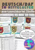Vorschau - Audio-Dateien - Mittelalter Zünfte Lese- und Hörkartei - Deckblatt