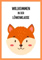 Vorschau - Anderer Materialtyp - Klassenzimmertürschild (Fuchs) - Seite 2
