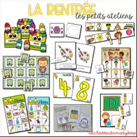 Aperçu - Jeux - Les petits ateliers - La rentrée - Page de couverture
