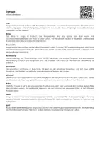 Vorschau - Arbeitsblätter - Tonga (Informationstext und Aufgaben) - Deckblatt