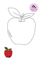 Vista previa - Hojas de trabajo - Coloreo las Frutas - página 3