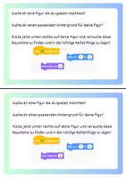 Vorschau - Mal- und Bastelvorlagen - Programmieren mit Scratch - Minispiel Fangen - Seite 1