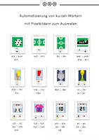 Vorschau - Arbeitsblätter - Malen nach Wörtern Sichtwortschatz automatisieren LRS Training Fußball Pixelbilder ausmalen - Seite 2