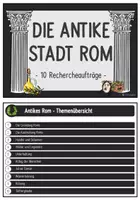 Vorschau - Präsentationen/Tafelbilder - Rechercheaufträge: Die antike Stadt Rom | Römisches Reich - Seite 1