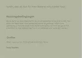 Vorschau - Poster - Wochentage A3 Freebie - Seite 1