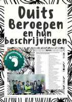 Voorbeeld - Duits/Deutsch - Beroepen en hun beschrijvingen - Voorblad