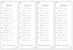 Vorschau - Test - Blitztest_Mathe_AdditionundSubtraktion_ZR20_Zwerge und Riesen - Seite 2