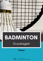 Vorschau - Poster - Badminton ⎮ Grundregeln für den Sportunterricht - Deckblatt