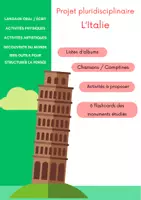 Aperçu - Préparation de séquence / Séquence complète - Projet interdisciplinaire sur l'Italie - Page de couverture