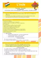 Aperçu - Préparation de séance / Séance complète - Projet interdisciplinaire sur l'Inde - Page 1