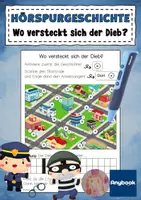 Vorschau - Arbeitsblätter - AnybookPro Material für DaZ: Wo versteckt sich der Dieb? - Deckblatt
