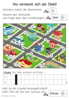 Vorschau - Arbeitsblätter - AnybookPro Material für DaZ: Wo versteckt sich der Dieb? - Seite 3