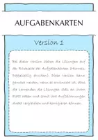 Vorschau - Merkblätter - Arithmetisches Mittel / Durchschnitt - Aufgabenkarten - Seite 3