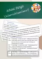 Vorschau - Stundenentwürfe - school things - Entwurf - Deckblatt