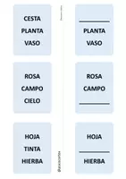 Vista previa - Hojas de trabajo - MEMORIA DE PALABRAS (listas) - página 2
