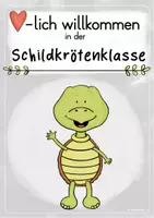 Vorschau - Bildkarten - Schildkrötenklasse | Begrüßungsschilder/Türschilder - Seite 3