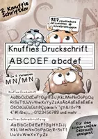 Vorschau - selbst erstellte Schriftarten - Knuffies „Druckschrift Set“ mit Schreibrichtung - Deckblatt