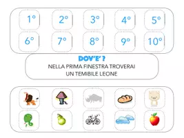 anteprima - Giochi - Il gioco dei numeri ordinali - Pagina di copertina
