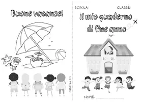 anteprima - Altro tipo di materiale - Il mio quaderno di fine anno - buone vacanze - Pagina 1