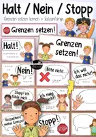 Vorschau - Poster - Halt Nein Stopp - Grenzen setzen lernen / Poster mit Satzanfängen - Deckblatt