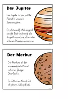 Vorschau - Arbeitsblätter - Die Planeten - Sonnensystem Schreibkartei - Lesekartei - Seite 2