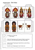Vorschau - Arbeitsblätter - Die Inkas - Fingerpuppen - Alltag in der Vergangenheit - Seite 2