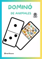 Vista previa - Refuerzo / NEE / Materiales de apoyo - DOMINÓ DE LETRAS - ANIMALES - Portada
