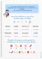 Vista previa - Hojas de trabajo - Cuaderno de ortografía - Repaso - página 3