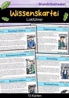Vorschau - Stationenlernen - Lokführer - Wissenskartei - Berufe - Deckblatt