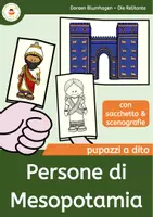 anteprima - Materiale per pittura e bricolage - Persone di Mesopotamia - Pupazzi a dito - Persone del Passato - Pagina di copertina