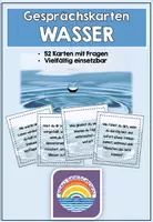 Vorschau - Spiele - Wasser Gesprächskarten Wasser Gesprächsimpulse - Deckblatt