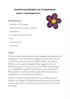 Vorschau - Lehrpläne/Lehrermaterial - Windlicht aus Trockenblumen (Muttertags-/Vatertagsgeschenk) - Seite 1