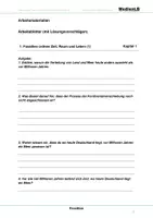 Vorschau - Arbeitsblätter - Fossilien - Arbeitsblätter mit Lösungen - Deckblatt