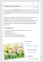 Vorschau - Präsentationen/Tafelbilder - Sommerwiese | Pappkantendruck | Foliendrucktechnik - Seite 1