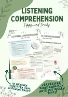 Vorschau - Merkblätter - Listening Comprehension - Tipps und Tricks! - Deckblatt