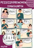 Vorschau - Bildkarten - Bildkarten Possessivpronomen - Deckblatt