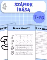 előnézet - ✍️ Számmóka: Tanulj meg írni 1-10 🔟 - fedlap