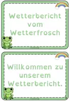 Vorschau - Poster - Wetterbericht (Wetterfrosch) - Moderationsfächer, Bildkarten - Seite 2