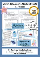 Vorschau - Arbeitsblätter - Unter dem Meer: Abschreibtexte Großschreibung 2.-3. Klasse - Deckblatt
